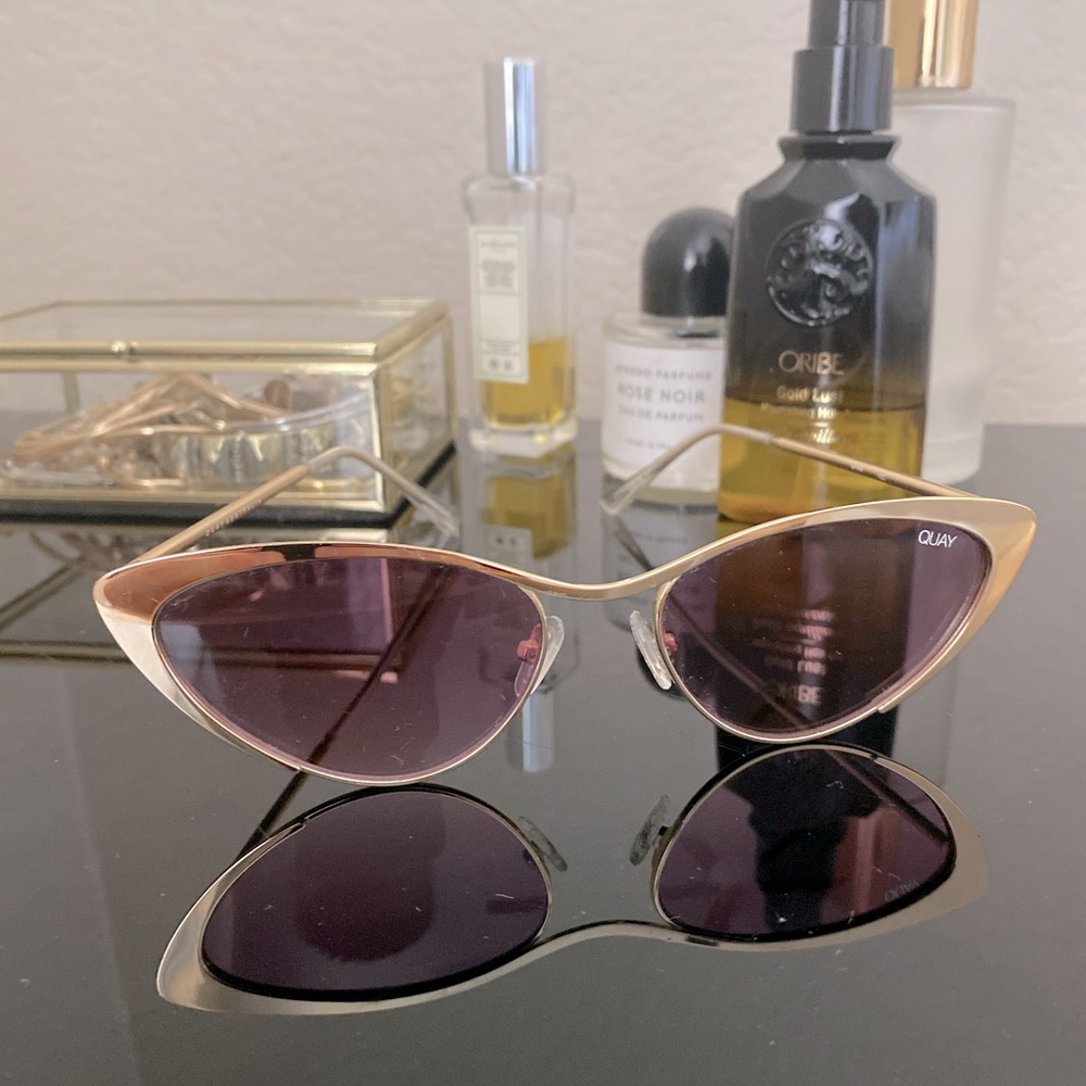 QUAY Alissa Violet Boss cat eye sunglasses